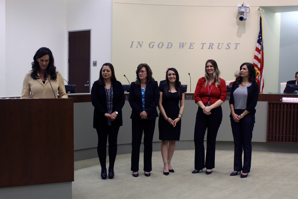 Finance Dept. Staff Introductions of Garcia, Roth, Siu, Cotter, and Boldt